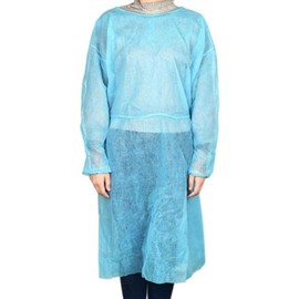 Dealmed Blue Isolation Gown – Disposable Medical Gowns, Latex-Free, Perfect for Hospitals, Medical Facilities, and Physicians’ Offices (Case of 50)