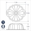 Nordic Ware ProForm Bundt, 12 Cup, Gray