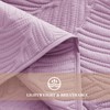 Exclusivo Mezcla Twin Quilt Bedding Set, Lightweight Lilac Quilts Twin