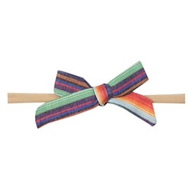 Copper Pearl Baby Bows: Stylish Headbands for Baby Girls, Premium Soft and Stretchy Baby Headbands, Perfect for Newborns, Trendy Designs - Serape
