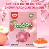AMOS Peelerz Peach Gummy Candy, Peelable Fruit-Shaped Candy, 10 Snack