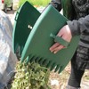 Leaf Scoop Hand Rake, Large Plastic Garden Grabber for Picking