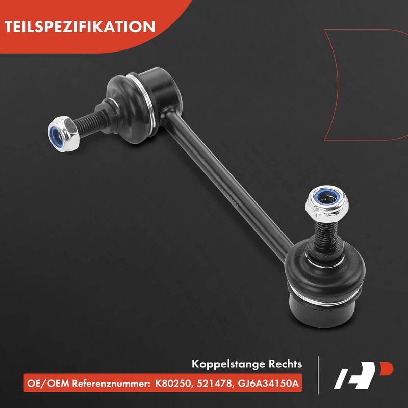 Frankberg 2 x Front Axle Coupling Rod Compatible with 6