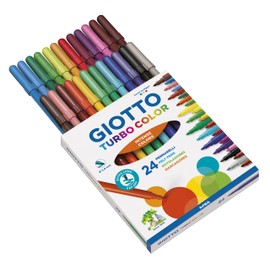 Giotto Turbo Color 24er Kartonetui F417000, Mehrfarbig