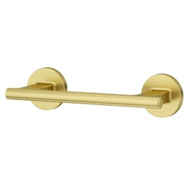 Pfister Capistrano Toilet Paper Holder, Bathroom Tissue Roll Holder, Wall-Mounted, Screw-in, Brushed Gold Finish, BPHCSO0BG