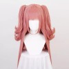 OEM Pelucas Kakegurui Yumemite Yumemi Para Cosplay, Rosas, Larga