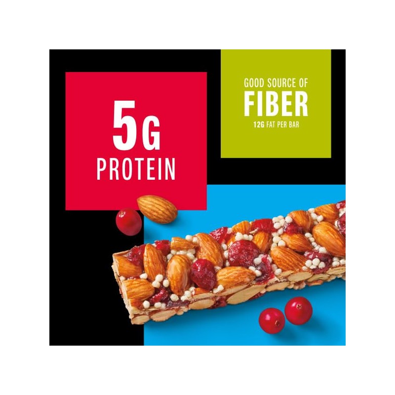 KIND Nut Bars, Cranberry Almond, Healthy Snacks, Good Source of