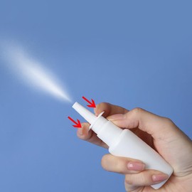 GSHLLO 20 Pcs 10ml Plastic Nasal Spray Bottles Fine Mist Atomizer Sprayer Small Nose Spray Bottle Refillable Fine Mist Sprayers for Home Outdoor