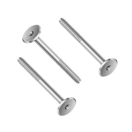 TERF® M8 X 100mm Joint Connector Bolts M8 (8mm) X 100mm Barrel Bolts Hex Allen Key Socket Flat Head Furniture Joint Connector Bolt - Pack of 4