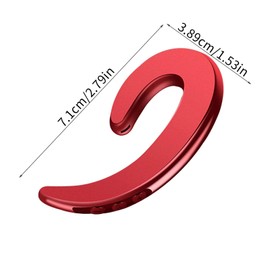 Open Ear Earbuds,Stereo Bass Sweat-Resistant Over Ear Wireless Earbuds with Build-in Mic - Ultra-Light Balanced Earpiece Headphone for Cell Phone Computer Laptop