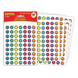Edupress Pete The Cat Groovy Buttons Mini Stickers (EP63937)