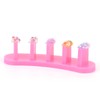 Rolabling 3pcs False Nail Art Tips Practice Display Stand Tool
