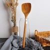 Wooden Spatula. Long handle Spatula for cooking.Handmade for Kitchen Cookware.