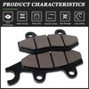 Brake Pads Front and Rear Compatible with Yamaha Rhino 660