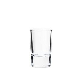 Borgonovo Indro Juego de 6 Tequileros de Vidrio, Cristal, 42 ml