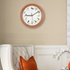 SPORTARC Wall Clock 10 Inch Singing Bird Quartz Bird Clock