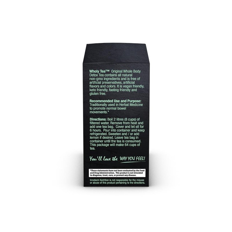 INNOTECH Nutrition: Wholy Tea Original - 8 Count (1 Month