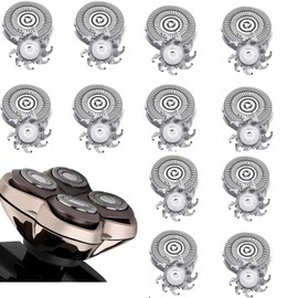 Shaver Replacement Heads for Skull Shaver Pitbull Gold Pro Shaver,Fits Pitbull Platinum Pro Shaver Replacement Blade (12PCS)