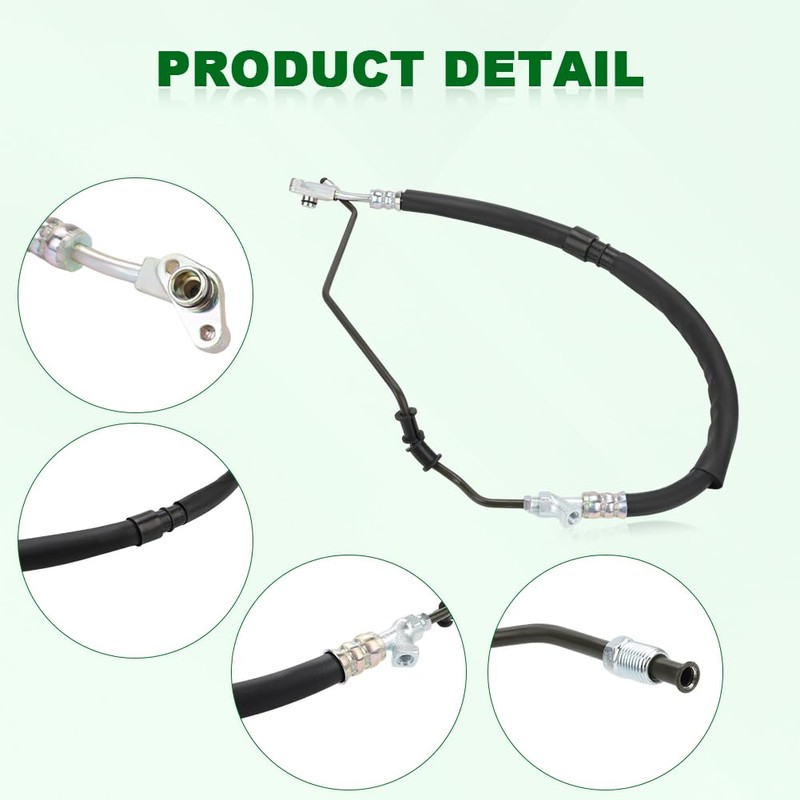 QCESEV Power Steering Pressure Hose Assembly Compatible with 2007 2008