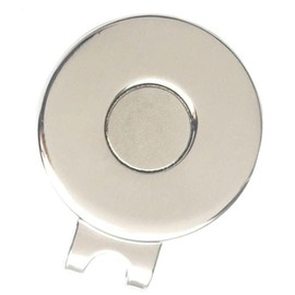 Golf Marker, Golf Marker, Magnetic Base, Hat Clip, Magnet, Silver, Magnet, Simple, Stylish, Golf Equipment (1)