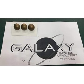 Galaxy Supply Inc. Decorative Nails - C.S. Osborne & Co. No. 7256-N 5/8 - Natural Decorative Nail - 1" Diameter x 5/8" Length (250 Nails/Box + Nailer Package)