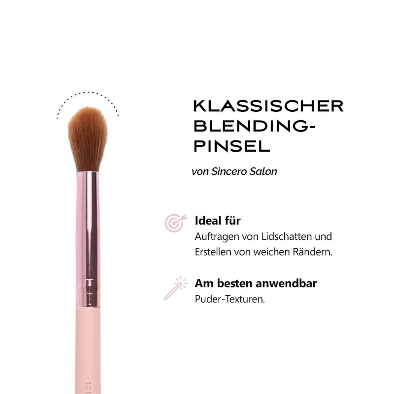 SINCERO Salon Eyeshadow Brush for Blending, Soft Makeup Brush, Perfect