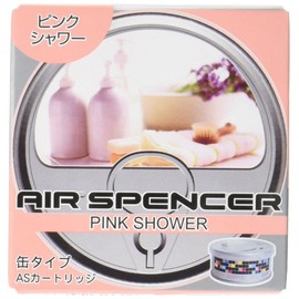 Eikosha A42-10 Air Spencer Cartridge Air Freshener for Cars, Set of 10, Standing Type, Pink Shower, 1.4 oz (40 g) x 10