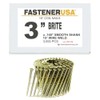 3" x .148 Smooth Brite Coil Nails 15-DEG Wire 3,000ct