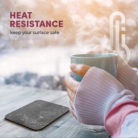 Great Single Coaster Square BW - Computer Motherboard Gaming |Glossy Quality Coasters | Tabletop Protection for Any Table Type #42595