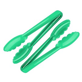 Mercer Hell's Tools Green Nylon 9.5 Inch Utility Tongs, Set of 2