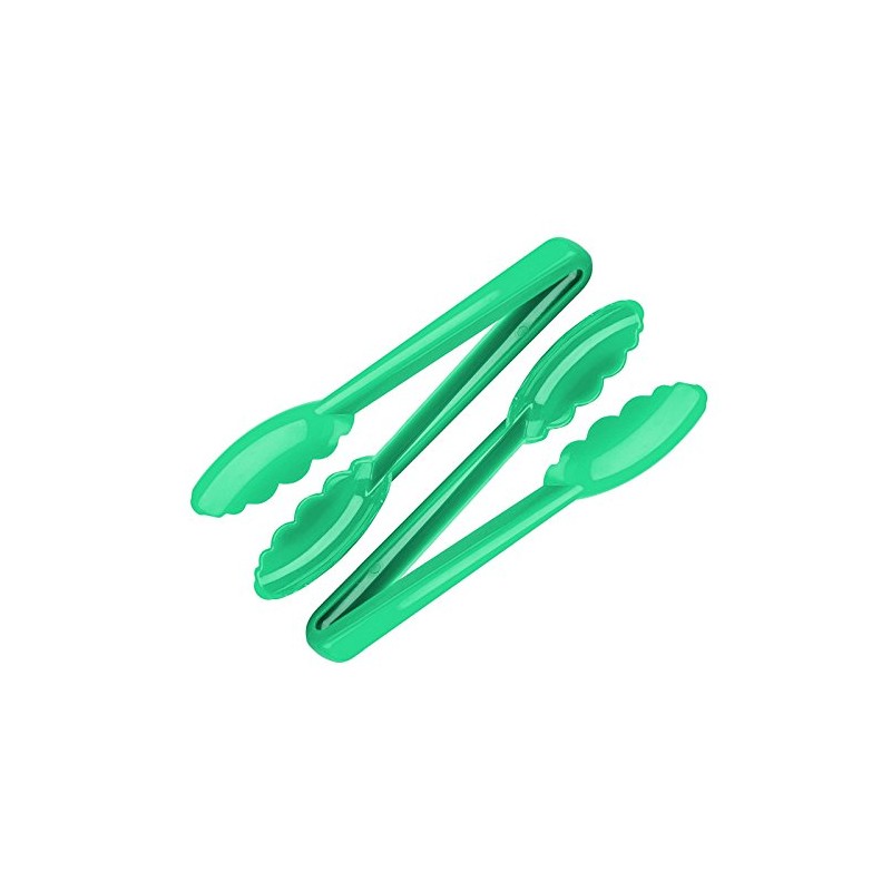 Mercer Hell's Tools Green Nylon 9.5 Inch Utility Tongs, Set