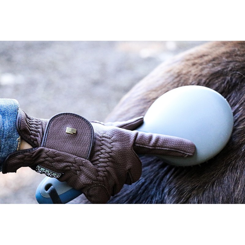 Roeckl Riding Gloves Driver Foxton - brown, size: 7.5