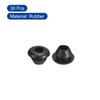QUARKZMAN Pack of 30 Round Rubber Grommets, 5 mm ID