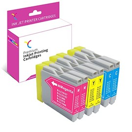 YC LC513PKS Compatible For Brother LC-51 LC-57 Color Ink Cartridge LC51 LC57 LC51C LC51M LC51Y For MFC-240C MFC-440CN MFC-685CW MFC-465CN 665CW MFC-885CW MFC-3360C FAX-1860C 2480C 1920CN 1960C Printer