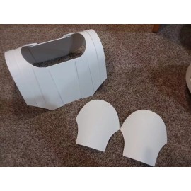 ARMOR Anakin Clone Wars Chest armor w/ Shoulders and Hand Armor FREE JEDI DECAL