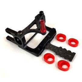 NEXX RACING Precision CNC 7075 Round Motor Mount for 90-94mm RM (Black) NX-068