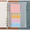 Ring Binder A5 Refillable, PU Leather Binder Notebook with 135