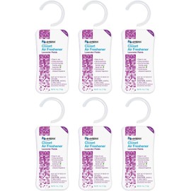 airBOSS Closet Air Freshener - (6 Pack) 4 oz - Lavender Fields Scented Air Freshener for Closets - Continuously Releases Fresh Fragrance
