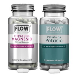 Citrato De Potasio Y Citrato De Magnesio 90 Cápsulas C/u Flo Sin Sabor