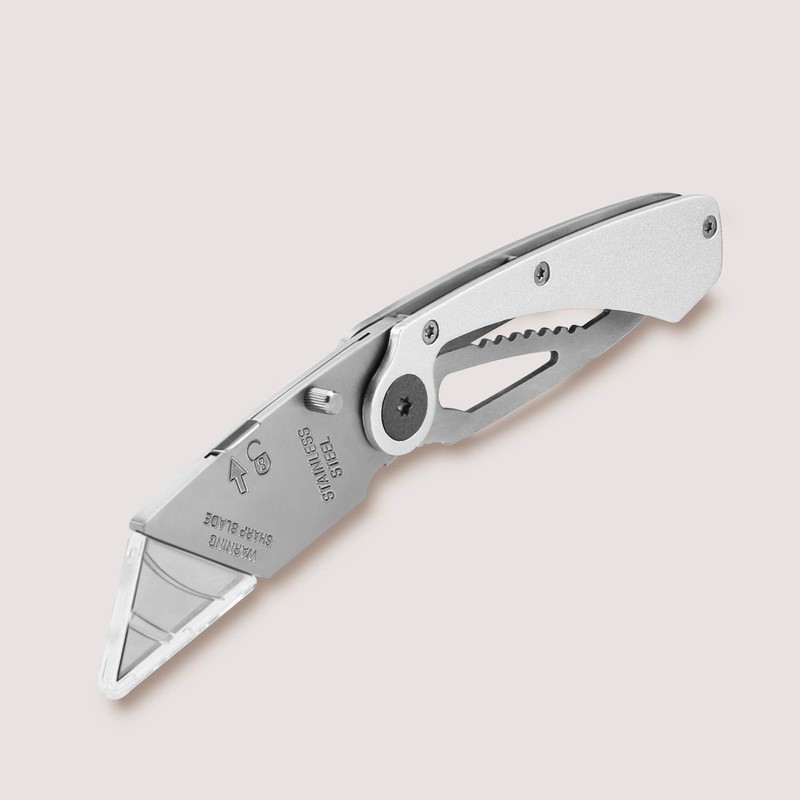 Lichamp 6-Pack Folding Utility Knifes Box Cutter, Quick Change Razor