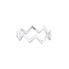 Elli Edgy Trend Blogger Women's Ring Geo Zig Zag Square