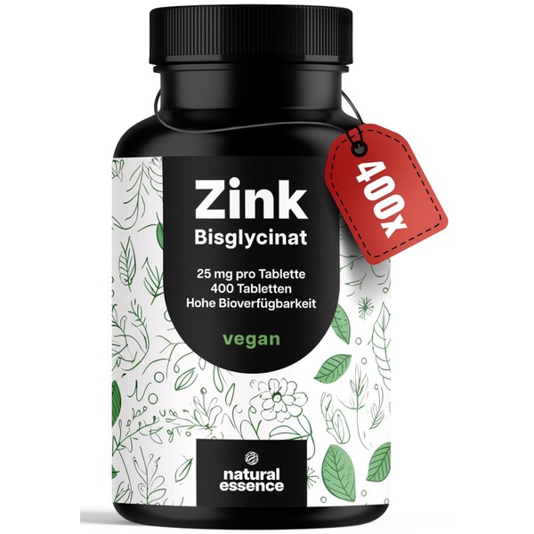 Zinc Tablets High Dose - 400 Tablets High Dose with