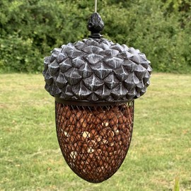 Hanging Acorn Shaped Bird Nut Feeder
