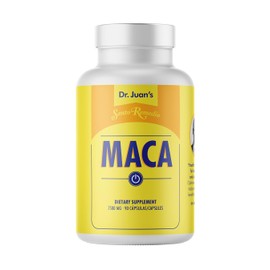 Santo Remedio Maca, Helps Support Healthy Energy Levels, Dietary Supplement, 750 mg per Serving, Vegetarian, No Artificial Flavors, No Artificial Colors, 90 Capsules, 90 Doses