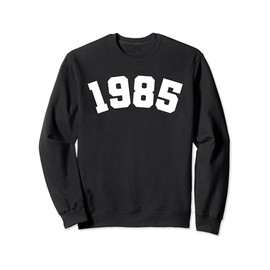 Classic 1985 Varsity Vintage College Style 39th Birthday Sweatshirt