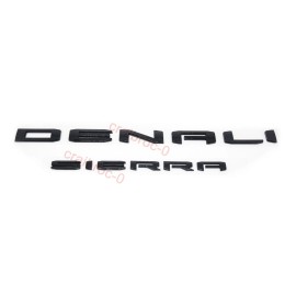 GMC NEW 2pc DENALI Tailgate Emblem Badge Letter for 2019-25 Sierra 1500 2500 3500 hd