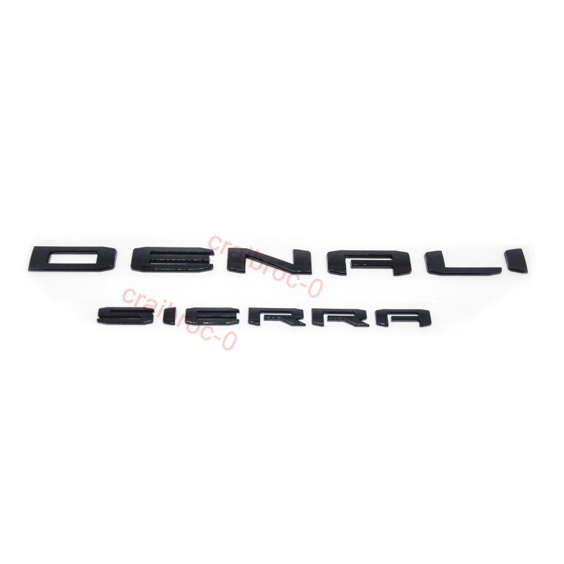GMC NEW 2pc DENALI Tailgate Emblem Badge Letter for 2019-25