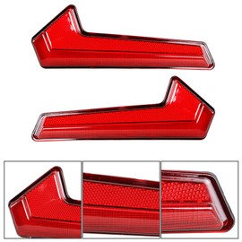 labwork Red Tall Lights Pair Replacement for Polaris Rzr Turbo S 2018-2021