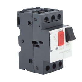 Motor Circuit Breaker Overload Short Circuit Protection Engine Starter Circuit Breaker AC690V 35mm Rail Mount Push Button Motor Starter Protection (GV2-ME06C 1-1.6A)