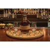 Bourbon Cork Display Half Moon Shape With Light and Glass